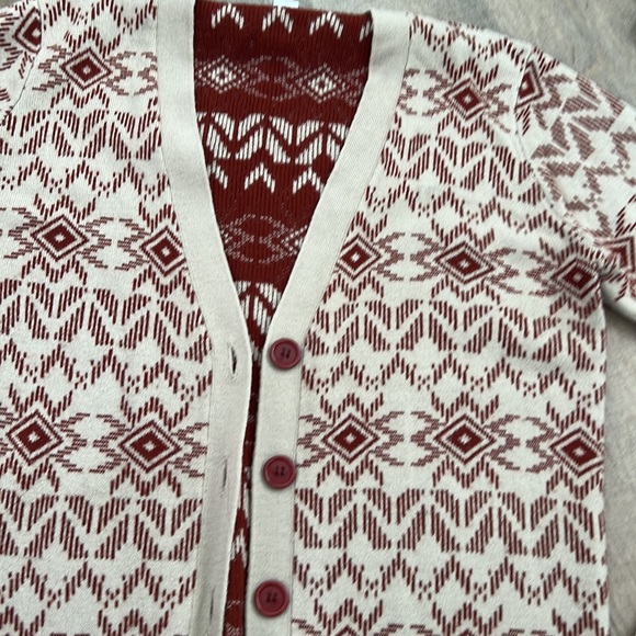 Western Aztec print cardigan, fits like a M - Picture 3 of 3